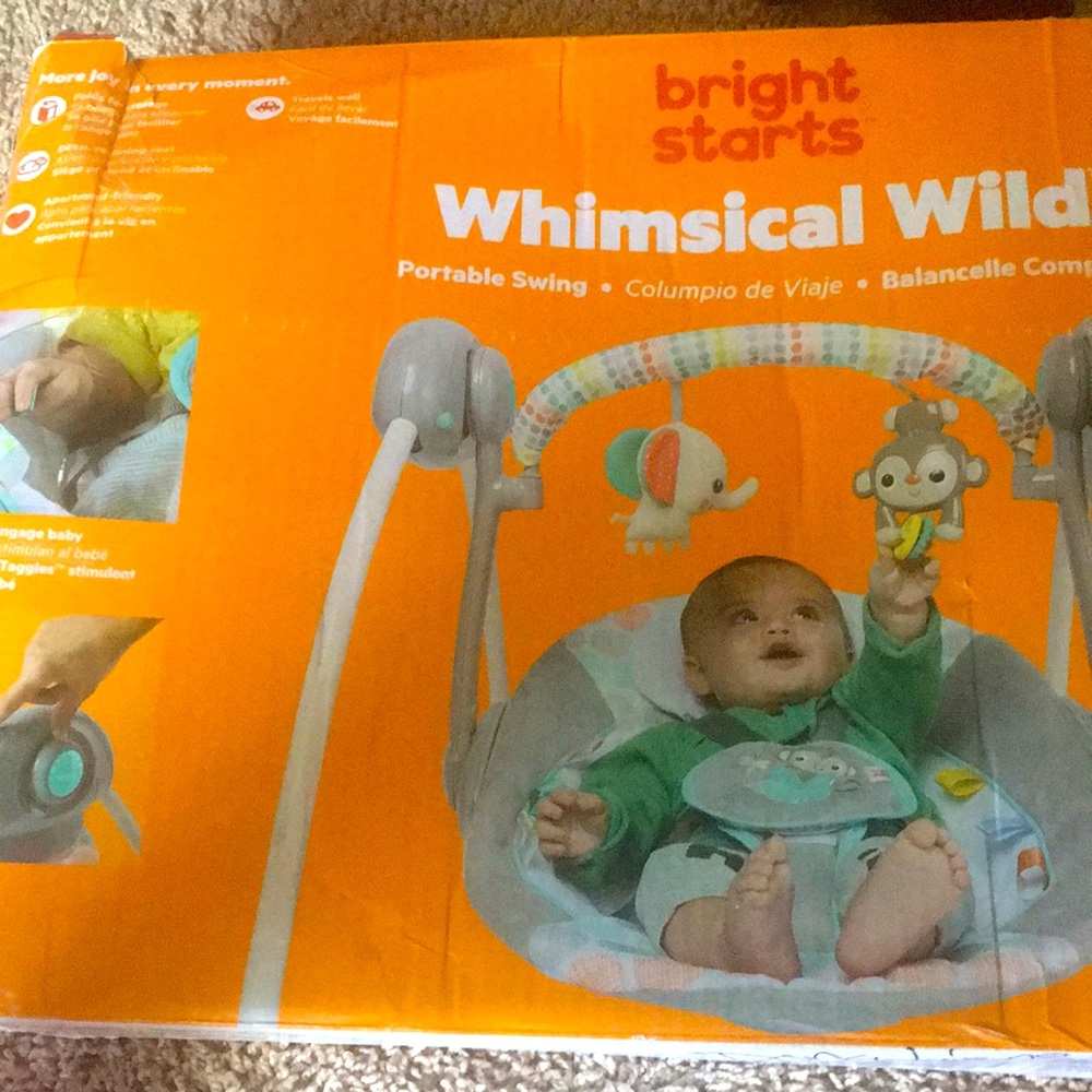 Bright stars whimsical wild portable swing